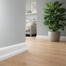 Laminatleiste Alb 20x40 MDF foliert RAL 9016