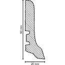 Laminatleiste Eitorf 20x60mm, Eiche ge&ouml;lt
