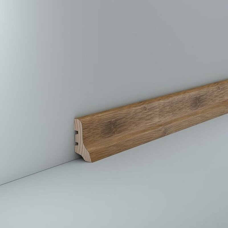 Laminatleiste Hopsten 20x40 Bambus dunkel lackiert