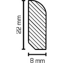 Vorsatzleiste Morsbach 8x22 Bergeiche