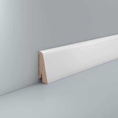Sockelleiste Hain 20x58 Holz + Starkfolie RAL 9016