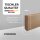 Massivholz Sockelleiste Etzhorn 20x80 Eiche unbehandelt