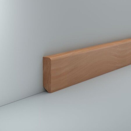 Massivholz Sockelleiste Nenndorf 16x58 Buche unbehandelt