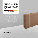 Massivholz Sockelleiste Velen 16x80 Buche unbehandelt