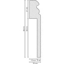 Abdeckleiste Fliesensockel Dahlewitz 19x96 RAL 9016