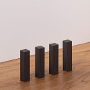 Sockelleisten Ecken 18x18x82 Stahl dunkel