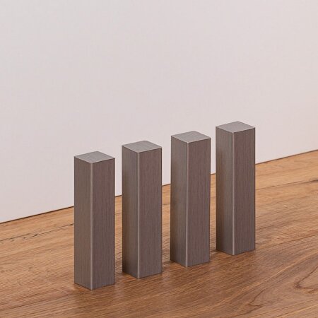 Sockelleisten Eckturm 22x22x98 Edelstahl