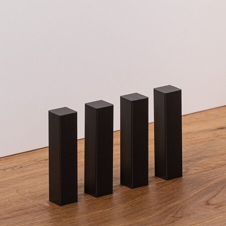 Sockelleisten Eckturm 22x22x98 Schwarz