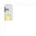 LED Deckenleiste 22x45 inkl. Diffuser RAL 9016
