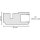 LED Deckenleiste 22x45 inkl. Diffuser RAL 9016