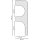 Rohrsockelleiste Hampton 28x80 MDF foliert RAL 9016