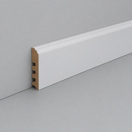Sockelleiste Bech 19x100 MDF lackiert RAL 9010