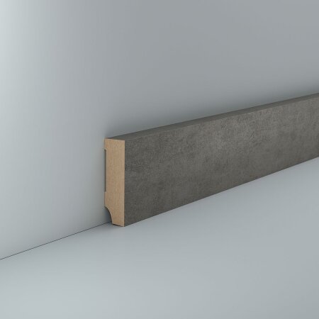 Sockelleiste Schaphusen 16x58 Stahl natur eckig