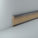 Vinyl Bodenleiste Kaulsdorf 13x60 Schwarz