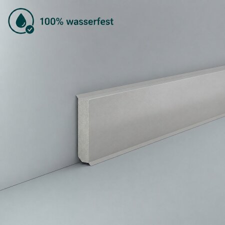 Hartschaumleiste Laholm 12x60 Grau Dichtlippe