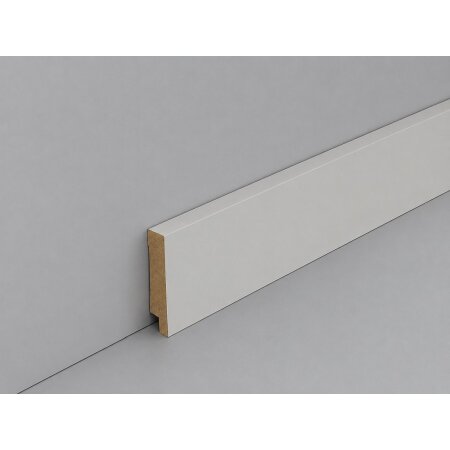 Sockelleiste Husen 12x80 MDF foliert RAL 9016