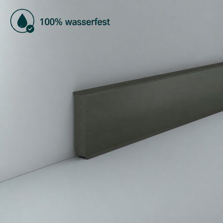 Hartschaumleiste Lerum 12x60 Basalt Dichtlippe