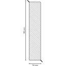 Hartschaumleiste Falun 16x80 RAL 9016 Dichtlippe