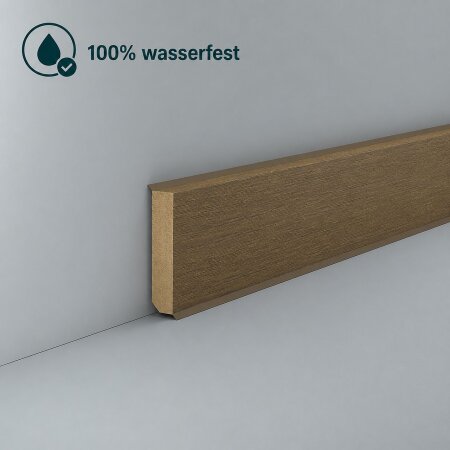 Hartschaumleiste Bray 12x60 Bronze Dichtlippe