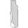 Berliner Profil Eichwalde 19x80 Kiefer lackiert RAL 9010