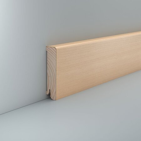 Sockelleiste furniert Aalen 18x80 Eiche Rohholzoptik