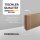 Massivholz Sockelleiste Rosendahl 16x80 Buche