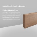 Massivholz Sockelleiste Saerbeck 16x80 Bergeiche