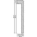 Abdeckleiste Fliesensockel Lankwitz 19x96 RAL 9016