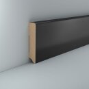 Sockelleiste Wilmersdorf 19x96 Schwarz rund