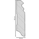 Sockelleiste Rönneburg 19x80 Titan profiliert