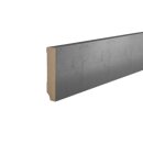 Sockelleiste Kreuzberg 16x80 Stahl natur rechteckig