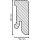 Sockelleiste Wickede 16x40 Edelstahl Dekor