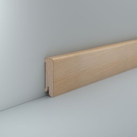 Parkett Leiste Horgau 16x60mm Eiche weiß