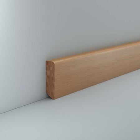 Massivholz Sockelleiste Ottendichl 16x58 Buche