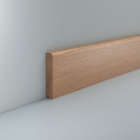 Massivholz Sockelleiste Diemelsee 13x70 Bergeiche