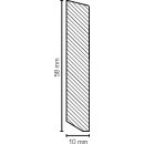 Massivholz Sockelleiste Weilburg 10x58 Abachi unbehandelt