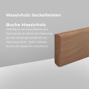 Massivholz Sockelleiste Ahlersbach 13x58 Buche unbehandelt