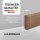Massivholz Sockelleiste Ahlersbach 13x58 Buche unbehandelt
