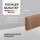 Massivholz Sockelleiste Fernwald 10x58 Buche unbehandelt